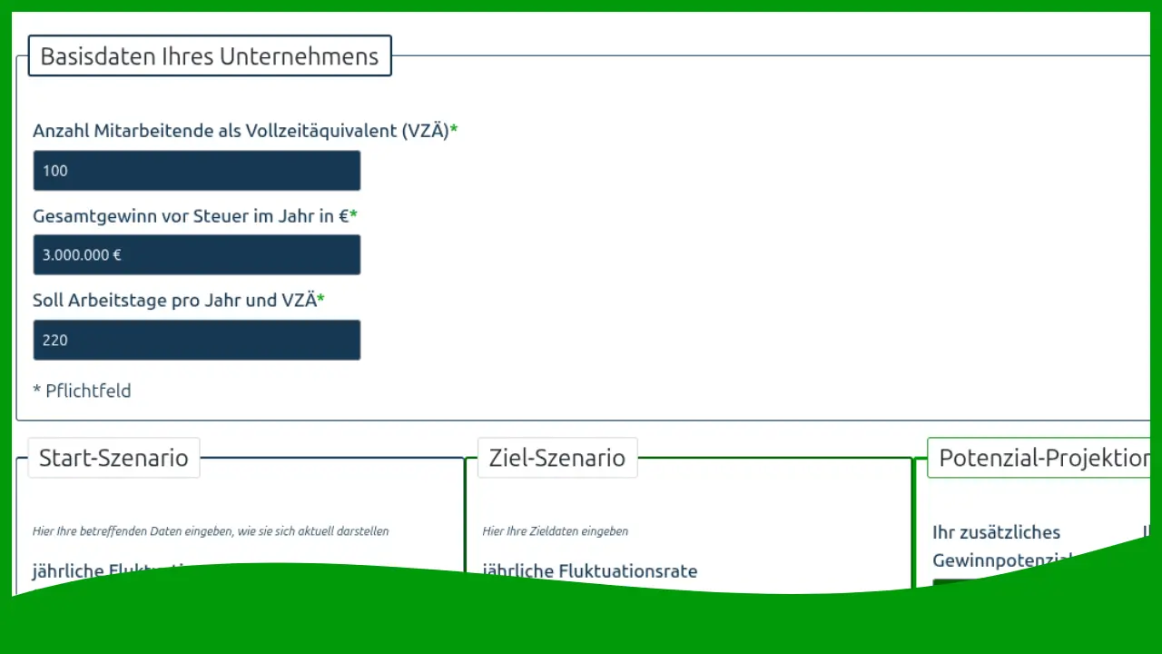 Potenzialanalyse Beispielbild